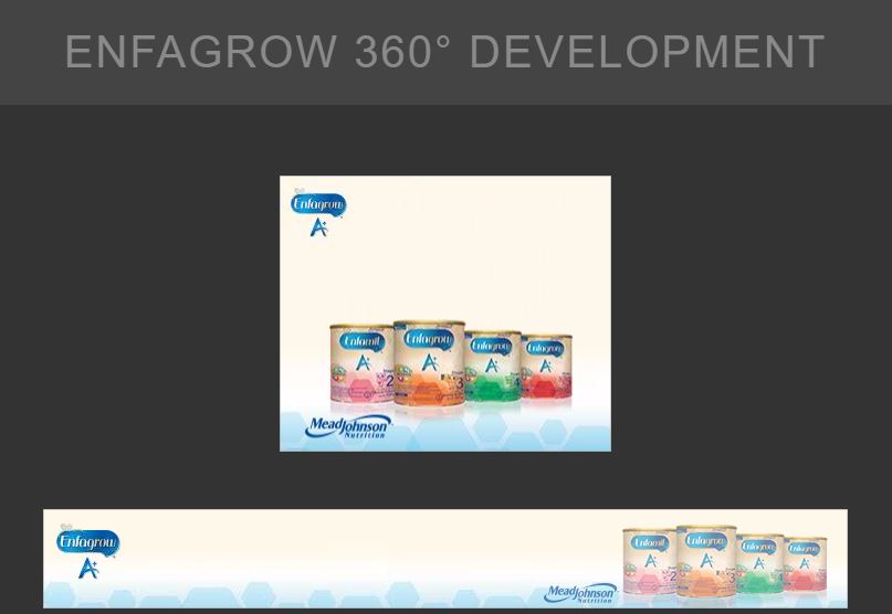 A set of GDN Banner Ads for Enfagrow 360 Development - Digital Advertising