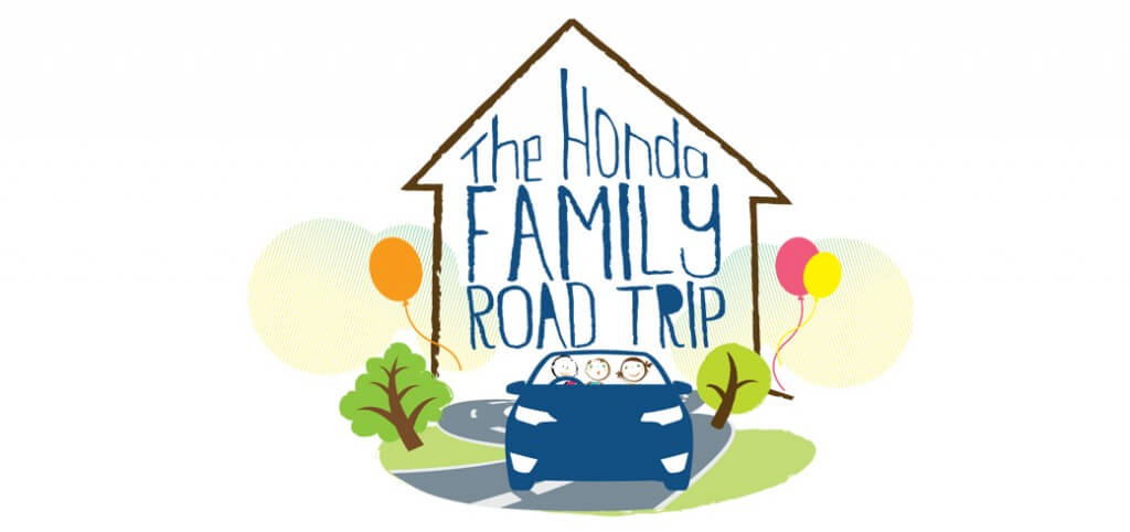 Screen grab of the Facebook App for Honda Family Road Trip - App Development