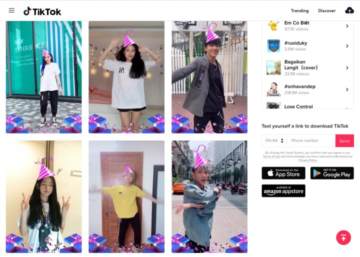 Thử thách TikTok Hashtag x Digital 38