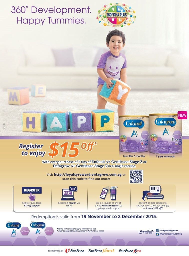 Print Ad for Enfagrow Happy Tummies - Creative Services